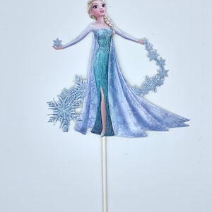 ELSA FROZEN Cake Topper - print out - cutout-