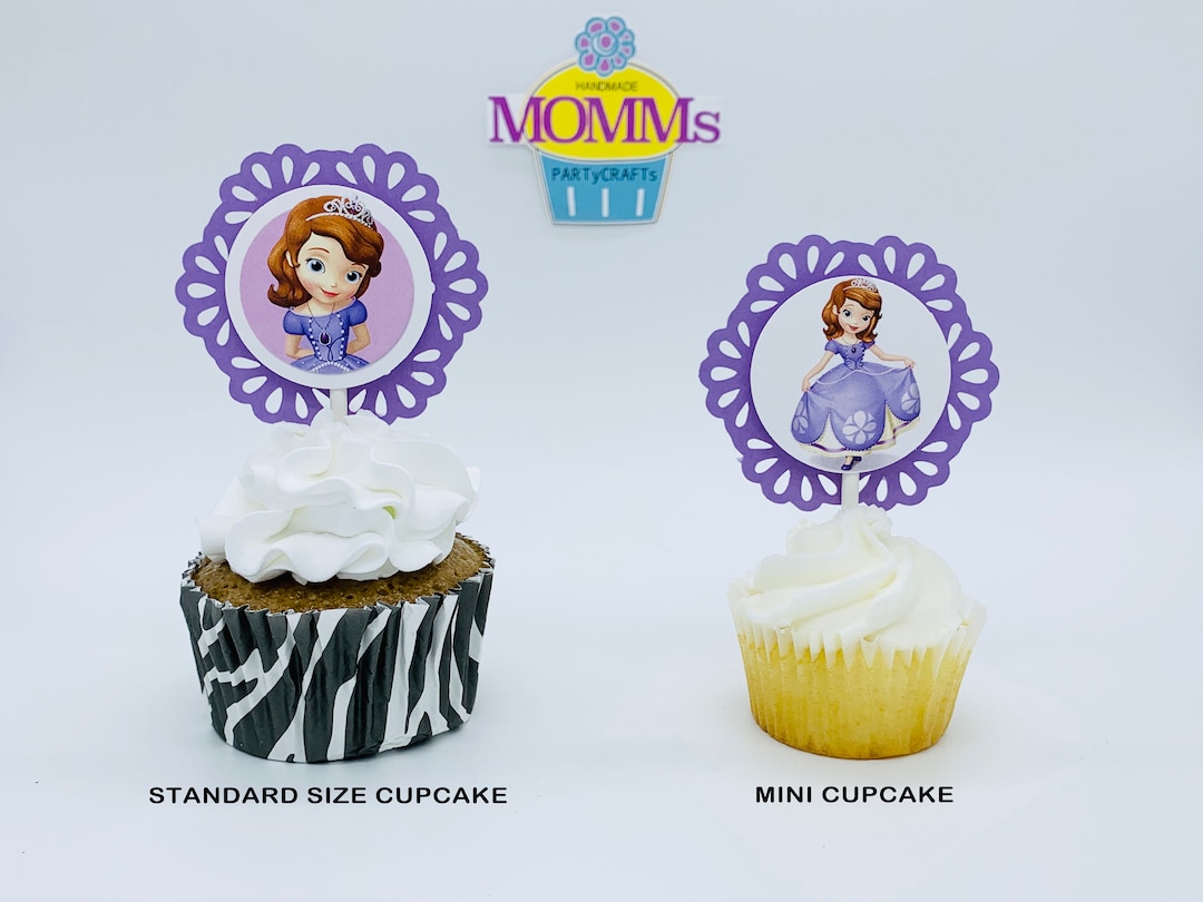 SOFIA the FIRST Cupcake Topper Party Picks - Disney Princess - Sofia ...