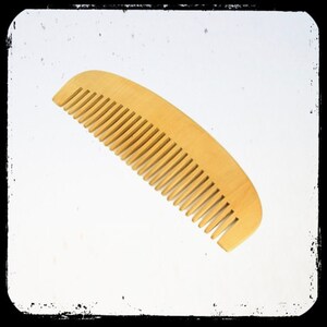 Pettine di legno artigianali barba