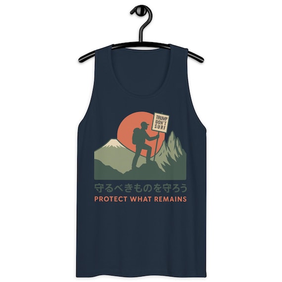 Anti Trump Protect What Remains Men’s premium tank top