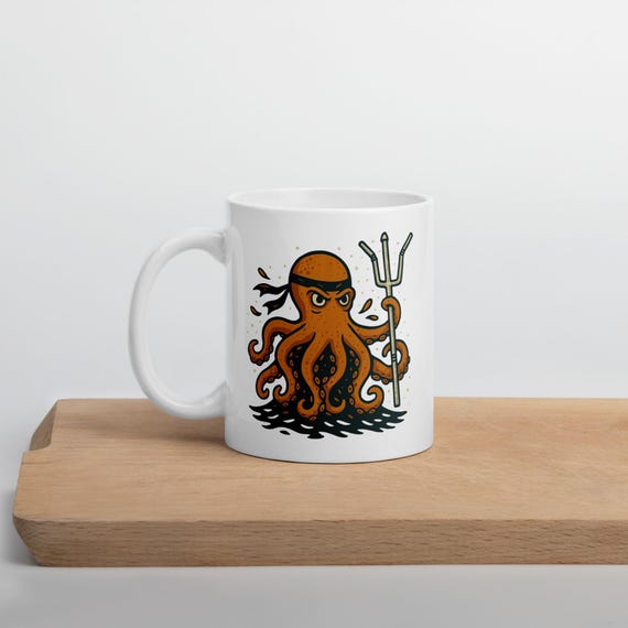 Trump Don’t Surf Angry Octopus mug