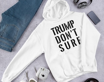 Anti Trump TDS logo Hooded Sweatshirt
