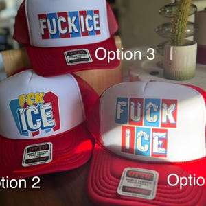 FCK ICE Hat- B1G1 50% off image 7