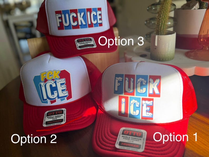 FCK ICE Hat- B1G1 50% off image 7