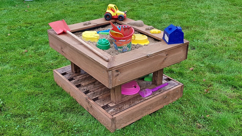 Pallets Sand Box pallets sandbox children image 1