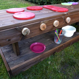 Palettenmöbel Kinderküche XL aus Holz für Garten zdjęcie 2