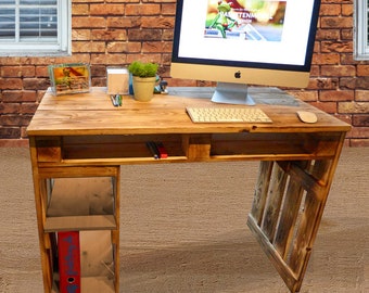 Pallets Desk/wooden table-Palettenmöbel