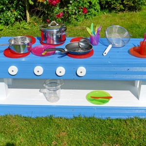 Children's kitchen / mud kitchen M made of wood pallet furniture image 4