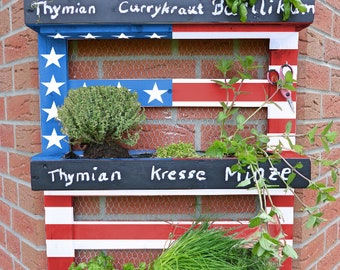 Herb Shelf from Pallets USA-Palettenmöbel