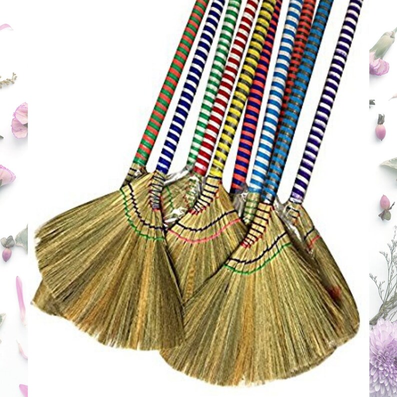 Wholesale Listing 10 Pieces DYI Straw Jump Brooms Etsy