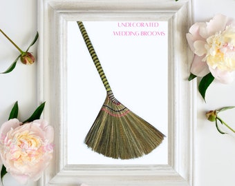 Undecorated DYI Wedding Broom