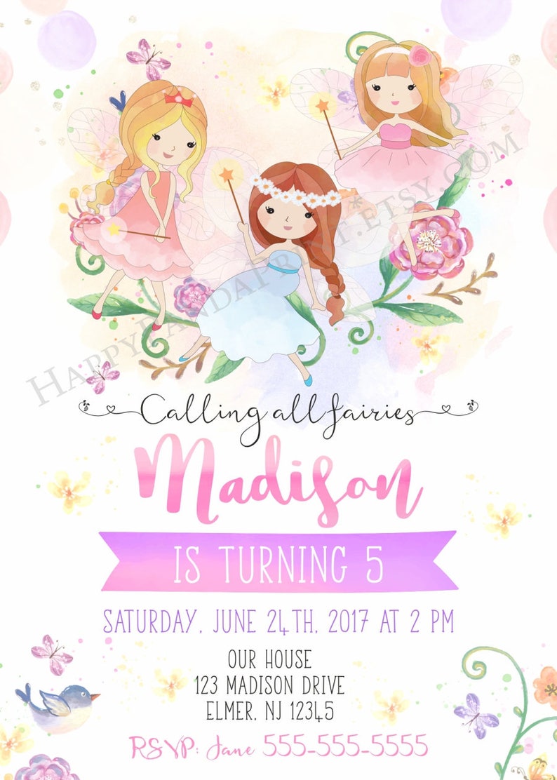 fairy-invitation-fairy-birthday-invitation-fairies-birthday-etsy