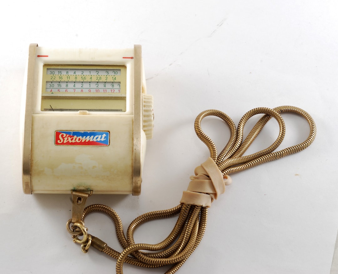 Vintage Gossen Sixtomat Light Exposure Meter Color Finder Photography Camera Made in Germany