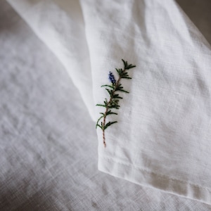 Handmade Embroidery "Rosemary" | Customized Personalised Items | Optional Embroideries