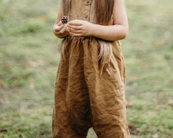 kids linen jumpsuit