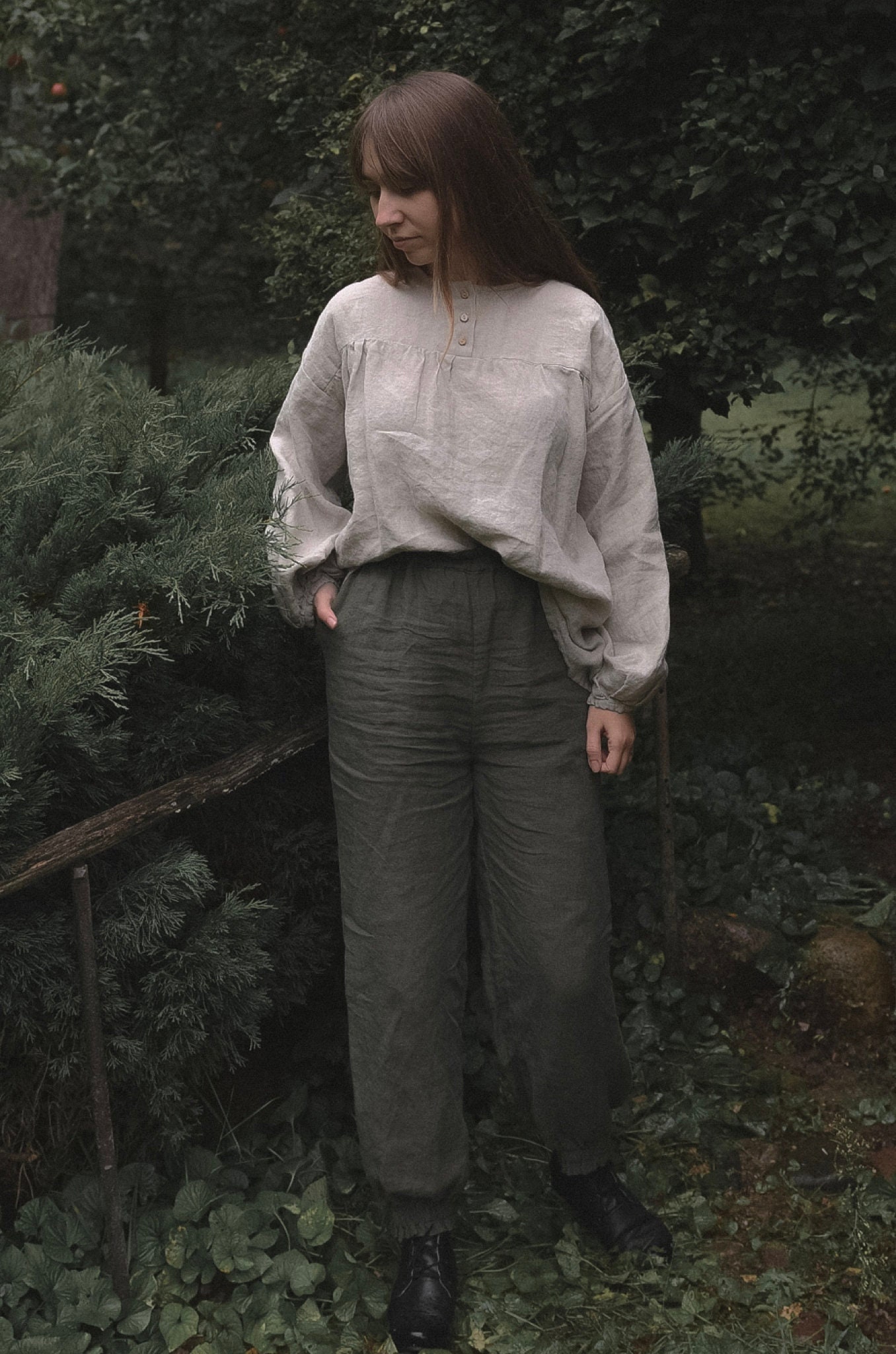 売れ筋商品|||アンナ フィールド シャツ レディース トップス Blouse - dark green アンナ フィールド シャツ レディース トップス Button-down
