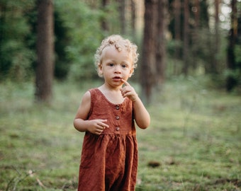 Linen Overall Skye | Optional Embroidery