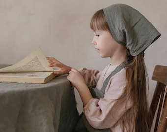 Linen Kerchief for Kids | Optional Embroidery