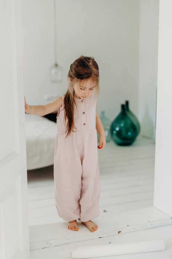 kids linen jumpsuit