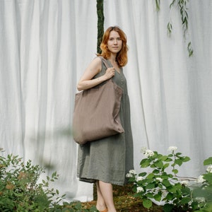 Linen Tottie Bag | Optional Embroidery
