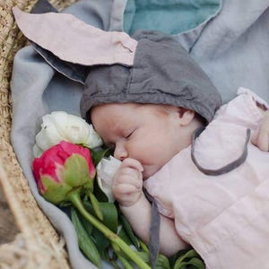Bunny Bonnet | Optional Embroidery