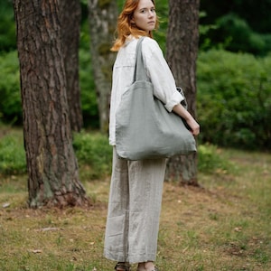 Sac cabas en lin | Broderie en option