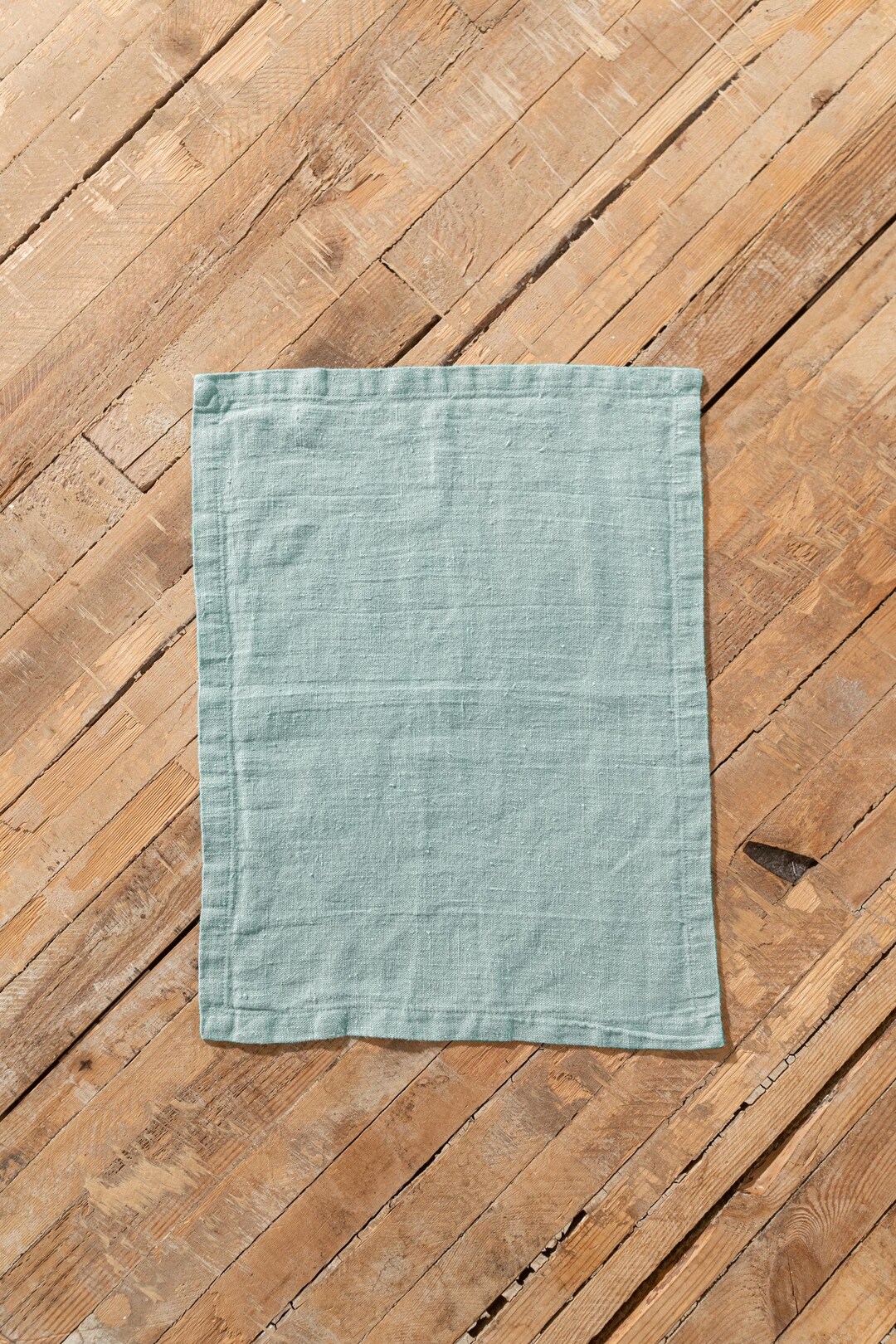 Powder Blue Linens Placemat in Solid Powder Blue Linen, Organic Linen Home Decor - Etsy