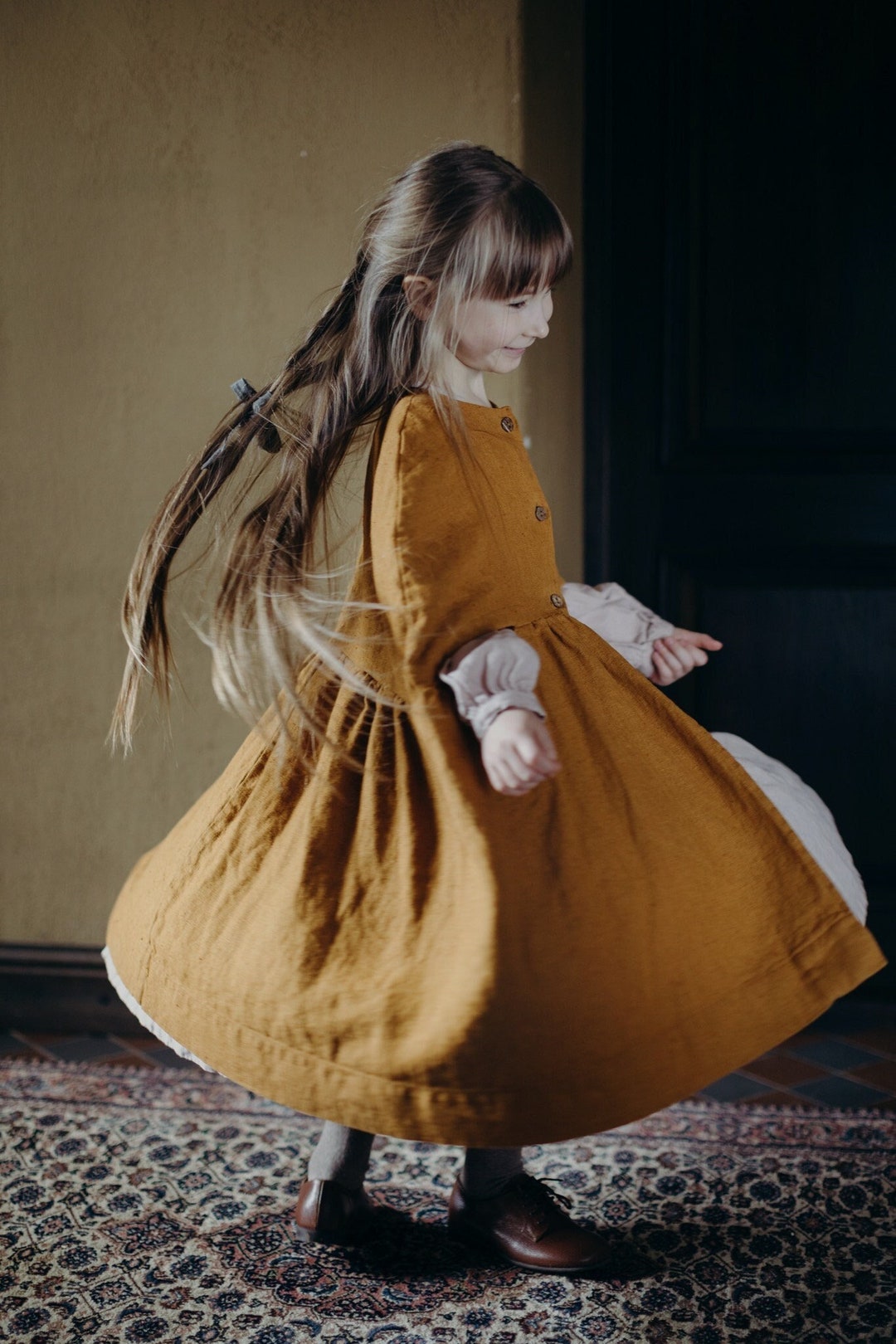 ロングコートヴィクトリア調ショートケープ付秋冬に最適ダブル