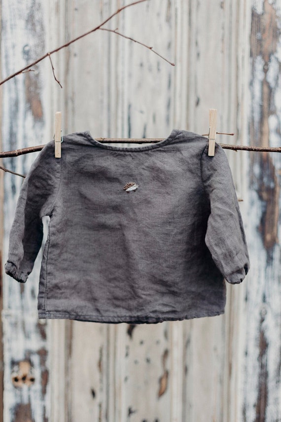 linen baby shirt
