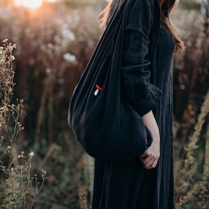 Leinen Einkaufstasche Peaches, Leinen Einkaufstasche, Markttasche, Einkaufstasche, Leinen Einkaufstasche, Leinen Schultertasche | Optional Stickerei