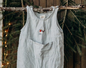Linen Jumpsuit Sunny | Optional Embroidery