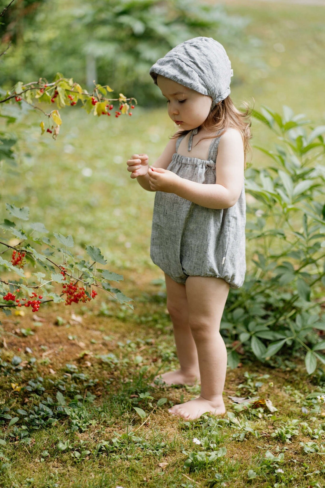 Summer Linen Romper for Kids Lilo, Linen Overalls for Kids, Linen Baby ...