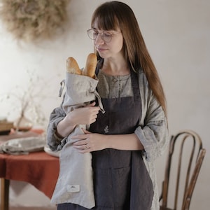 Brot Tasche für Baguette | Optional Stickerei