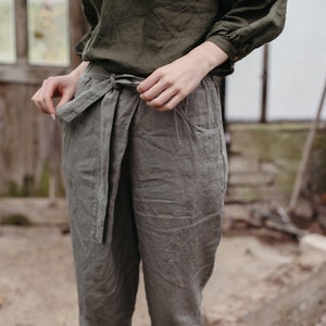 Ready to Ship Linen Pants Mollie image 5