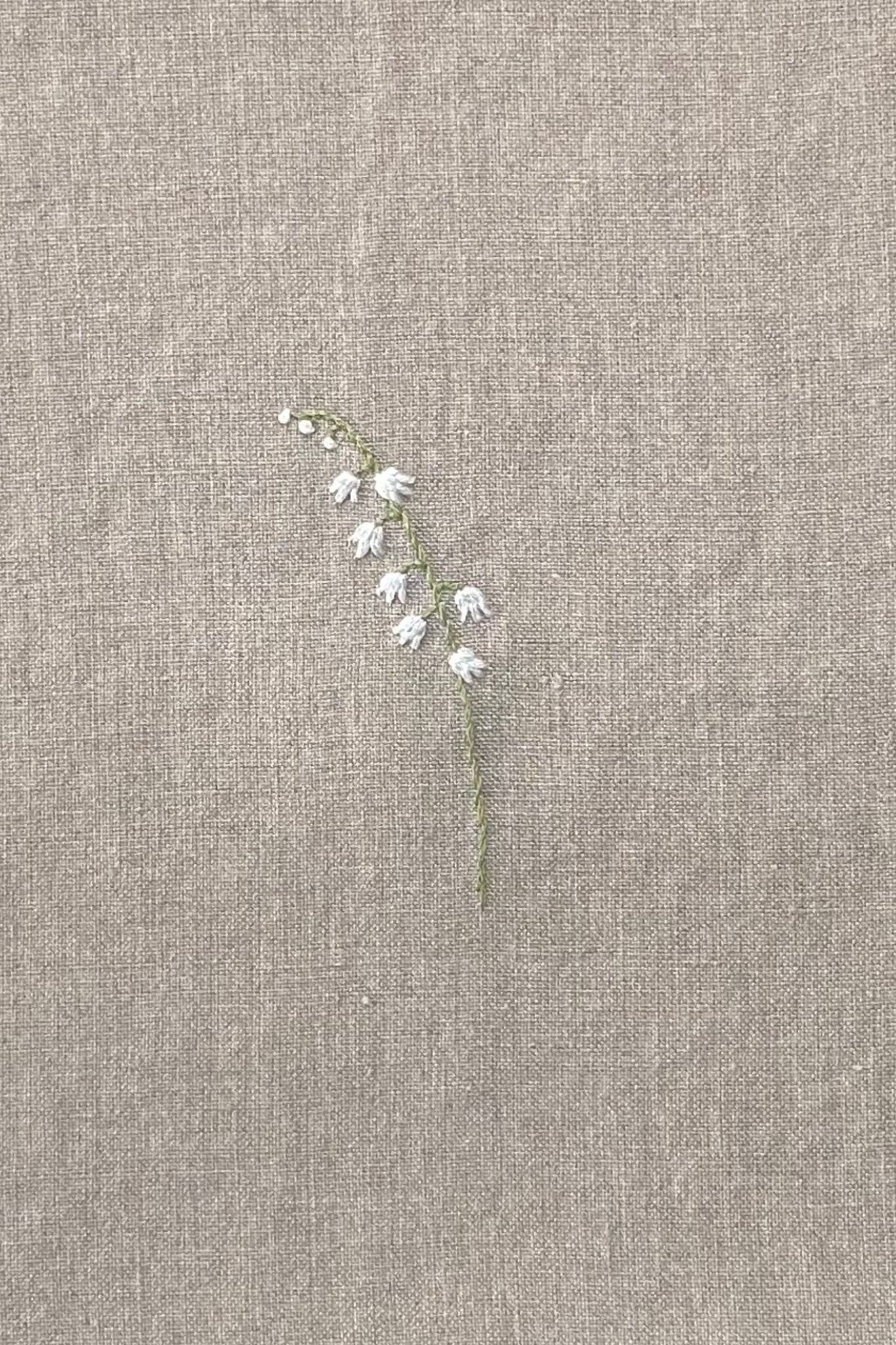 Handmade Embroidery lily of the Valley Blossoms - Etsy