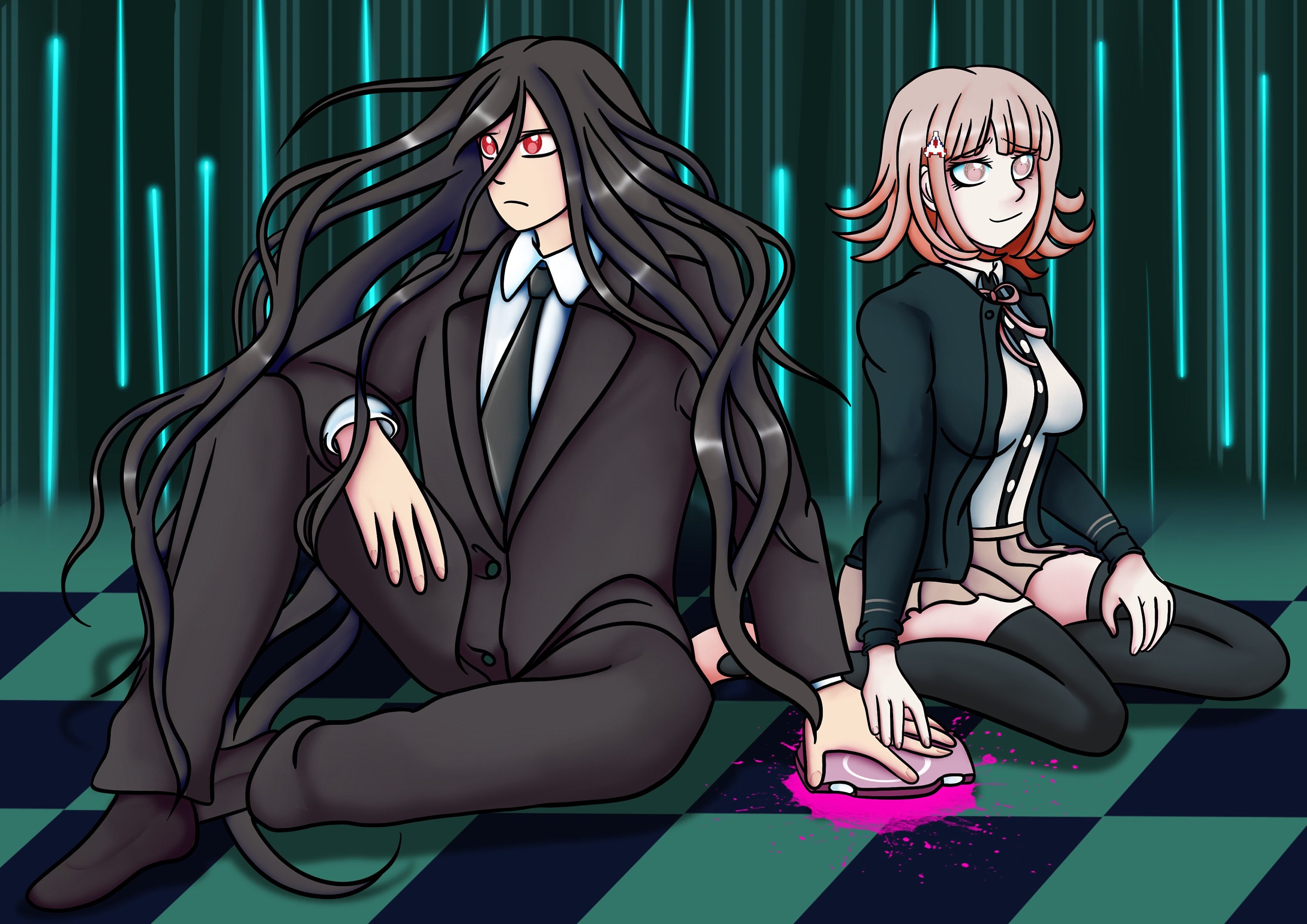 Dangan rompa Izuru And Chiaki | Etsy