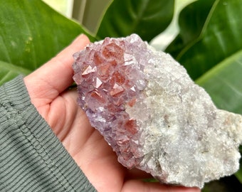 Amethyst Hematite raw crystal, Amethyst Geode, crystal chunks, raw amethyst, natural amethyst, natural hematite, Amethyst Cluster, Geode