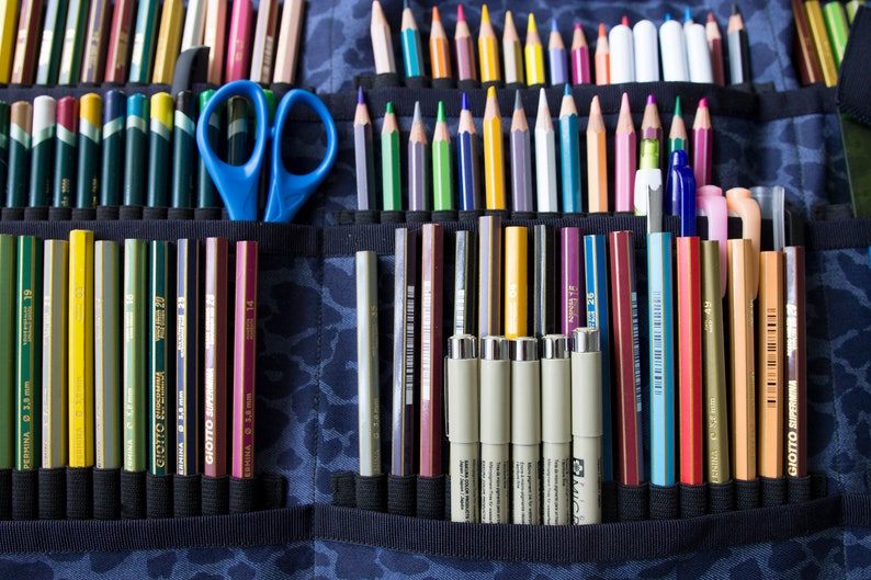 Astuccio Per Pennelli Da Pittura | 29 Cm Con Cerniera | Per Olio, Acrilico E Acquarello