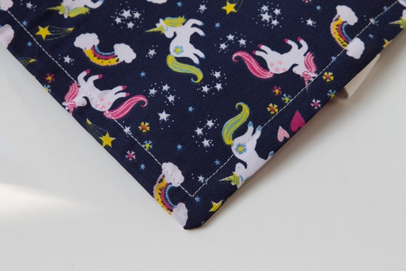Unicorn print personalized pencil case for for kids Girl unicorn print pencil case roll up