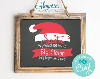 Christmas Pregnancy Announcement Chalkboard Pregnancy Sign, Silent Nights, Due Date December, Holiday Pregnancy Reveal, Winter Announcement
