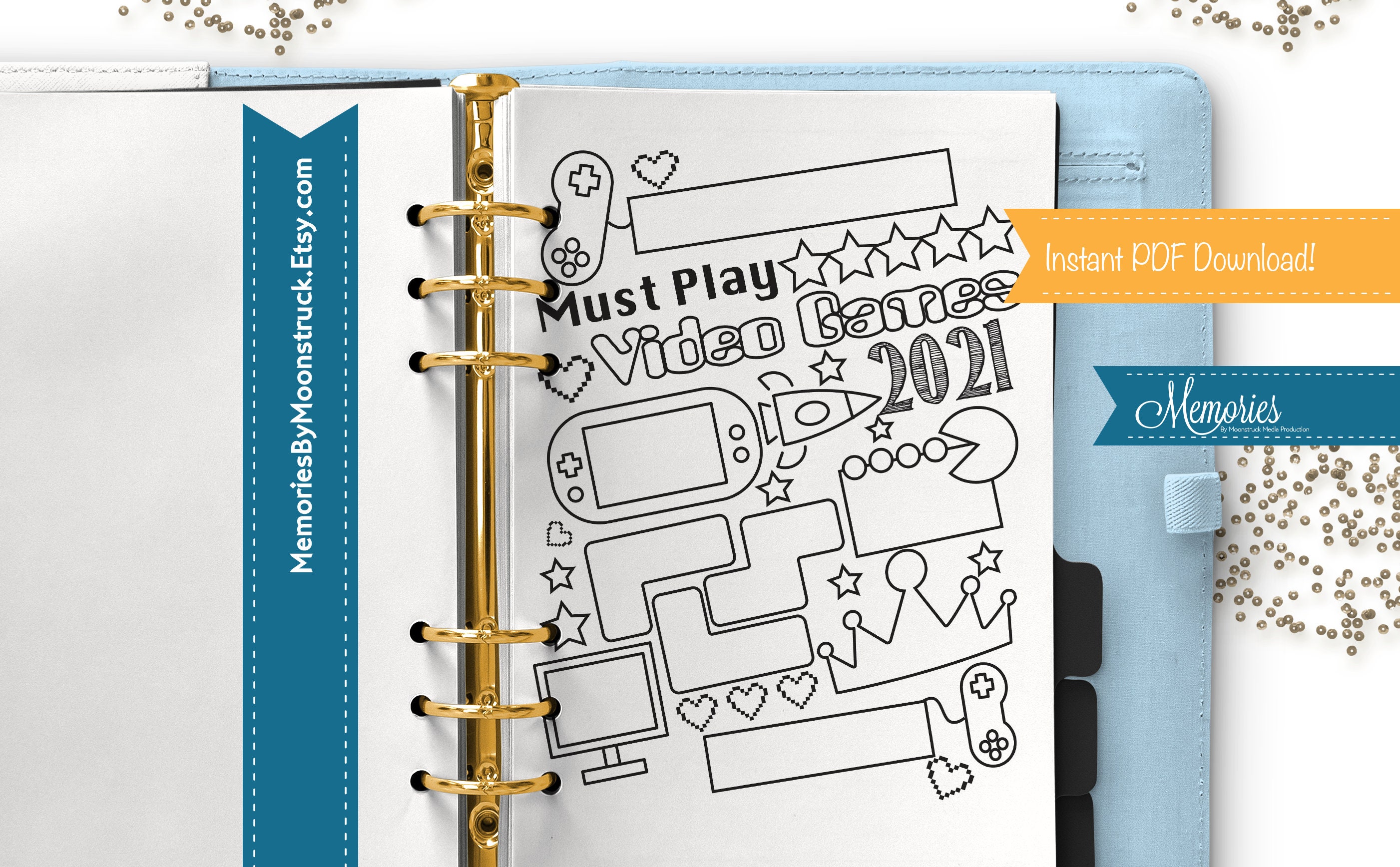 2021 Video Game Bullet Journal Tracker Etsy Australia