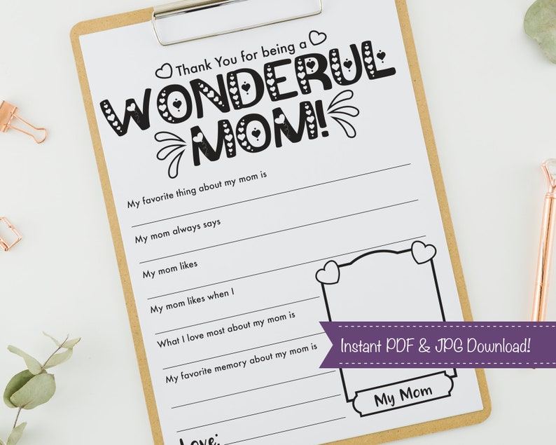 Mother's Day Letter Template