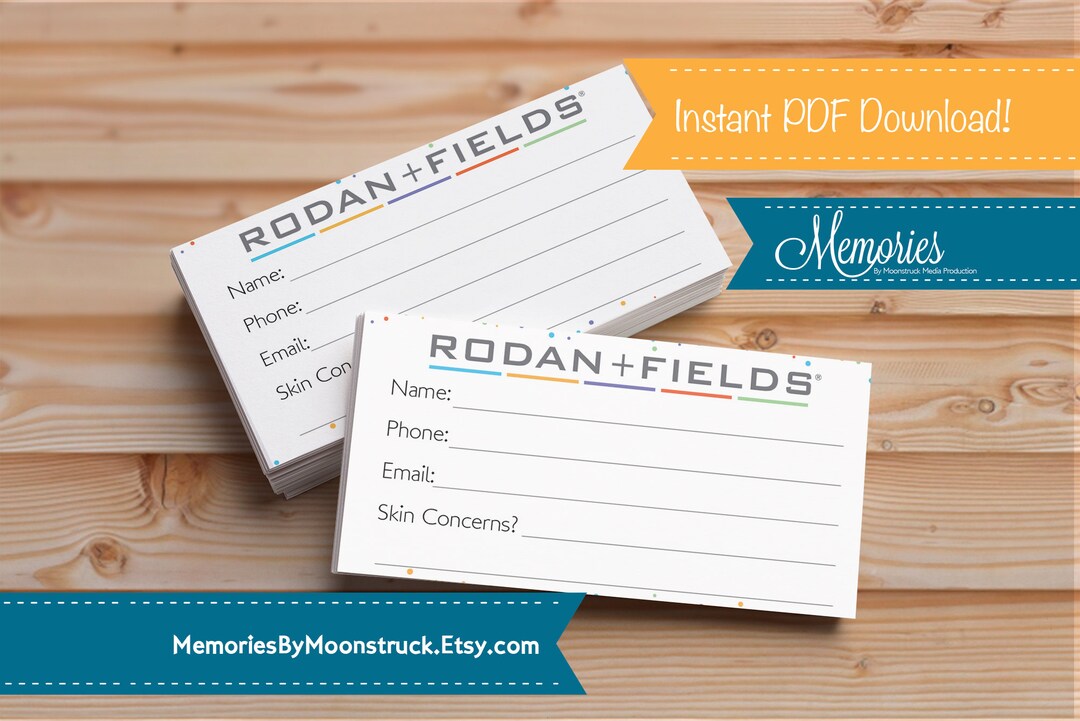 Rodan and Fields Enter to Win Form - Etsy