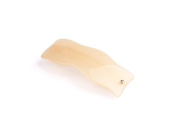 Wave Hair Barrette - Sunset Yellow