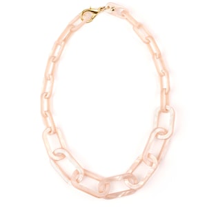 Turtle Story Statement Choker - Blush Pink