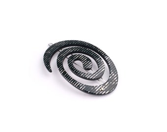 Striped - Spiral Clip Small