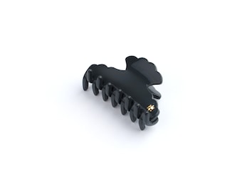 Graphite - Medusa Small Jaw - Fait main à partir d'acétate de cellulose italien