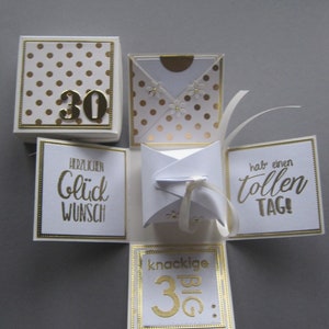 Explosionsbox zum 30. Geburtstag
