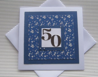 50th birthday card / special price