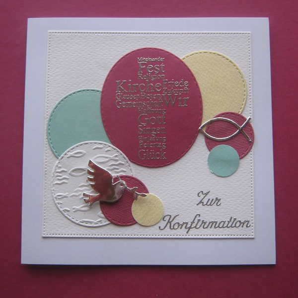 Congratulations card for confirmation/communion - special price